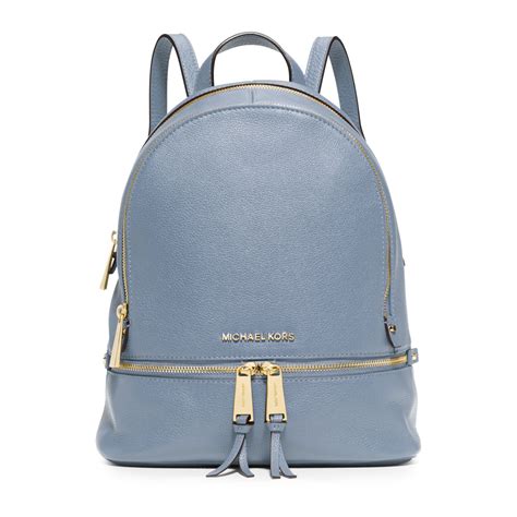 michael kors baby blue backpack|michael kors blue handbags.